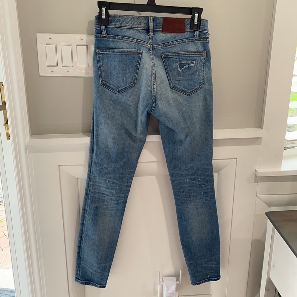 Madewell Skinny Skinny Distressed Jeans Size 24 - Picture 5 of 7
